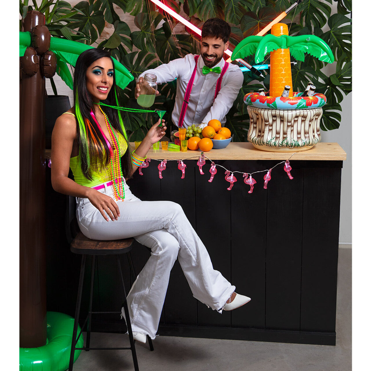 Op deze afbeelding zie je een Accessoires, van het merk Boland. Set 4 Kettingen Candy Disco