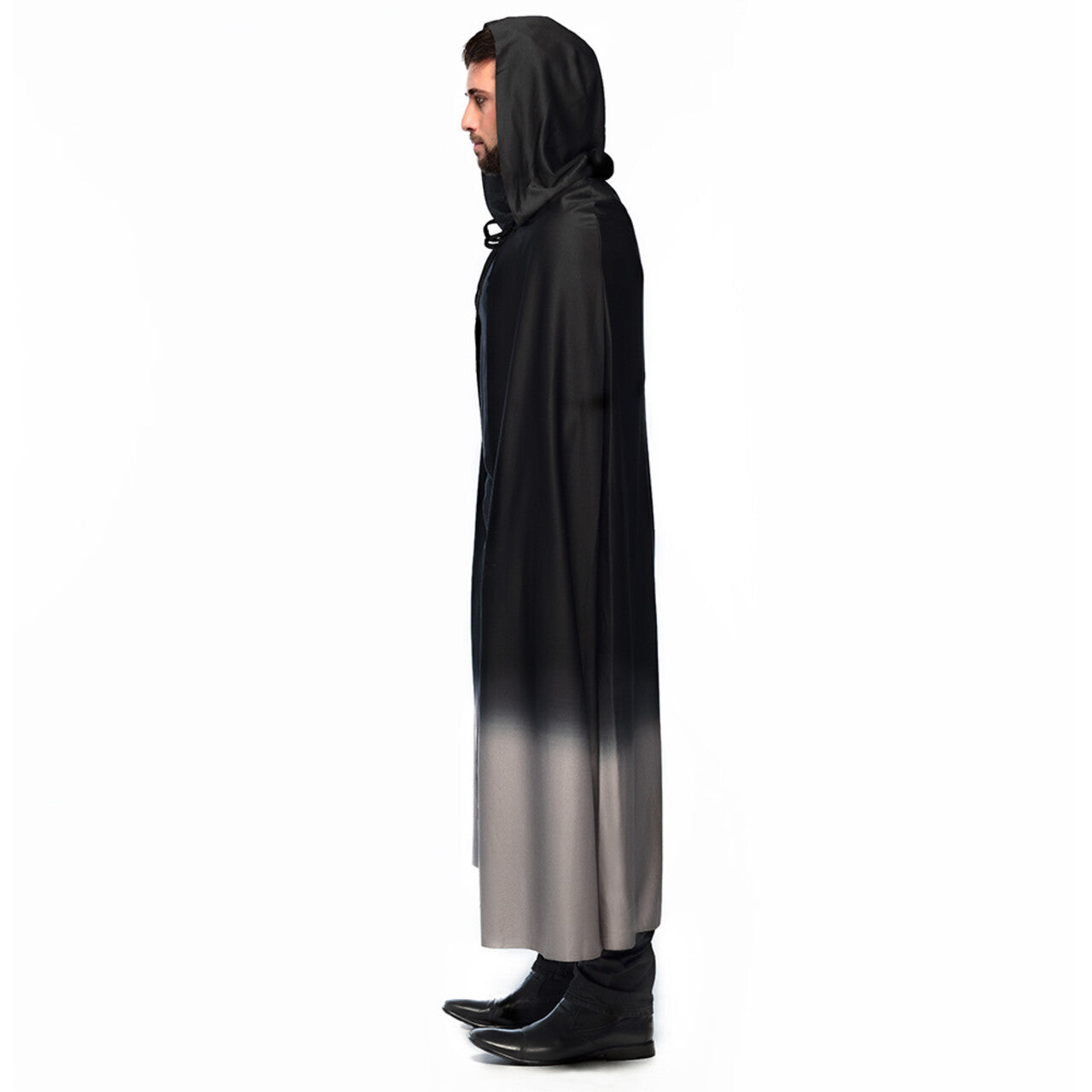Op deze afbeelding zie je een Kostuums, van het merk Boland. Cape Fade In The Dark Zwart Grijs