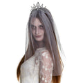 Haarreif Mit Schleier Braut Prinzessin