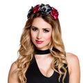Haarreif Mit Blumen Und Spinnen