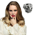 Ring Mean Skull Face
