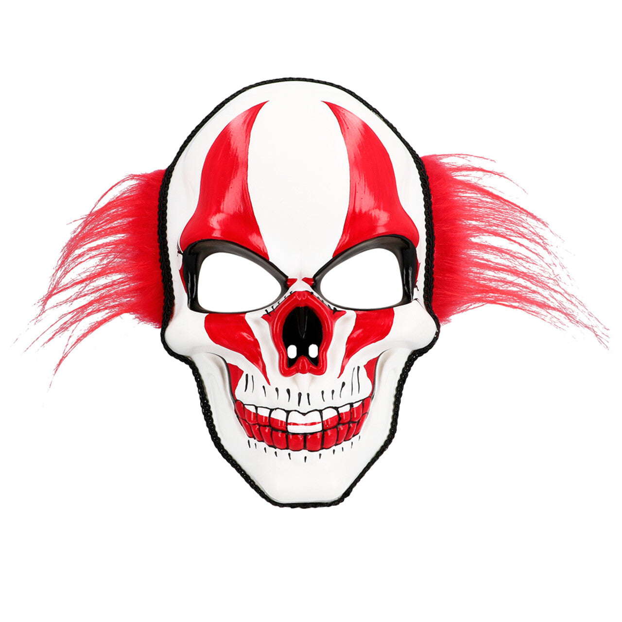 Op deze afbeelding zie je een Accessoires, van het merk Boland. Masker Skull Clown Scary Harry