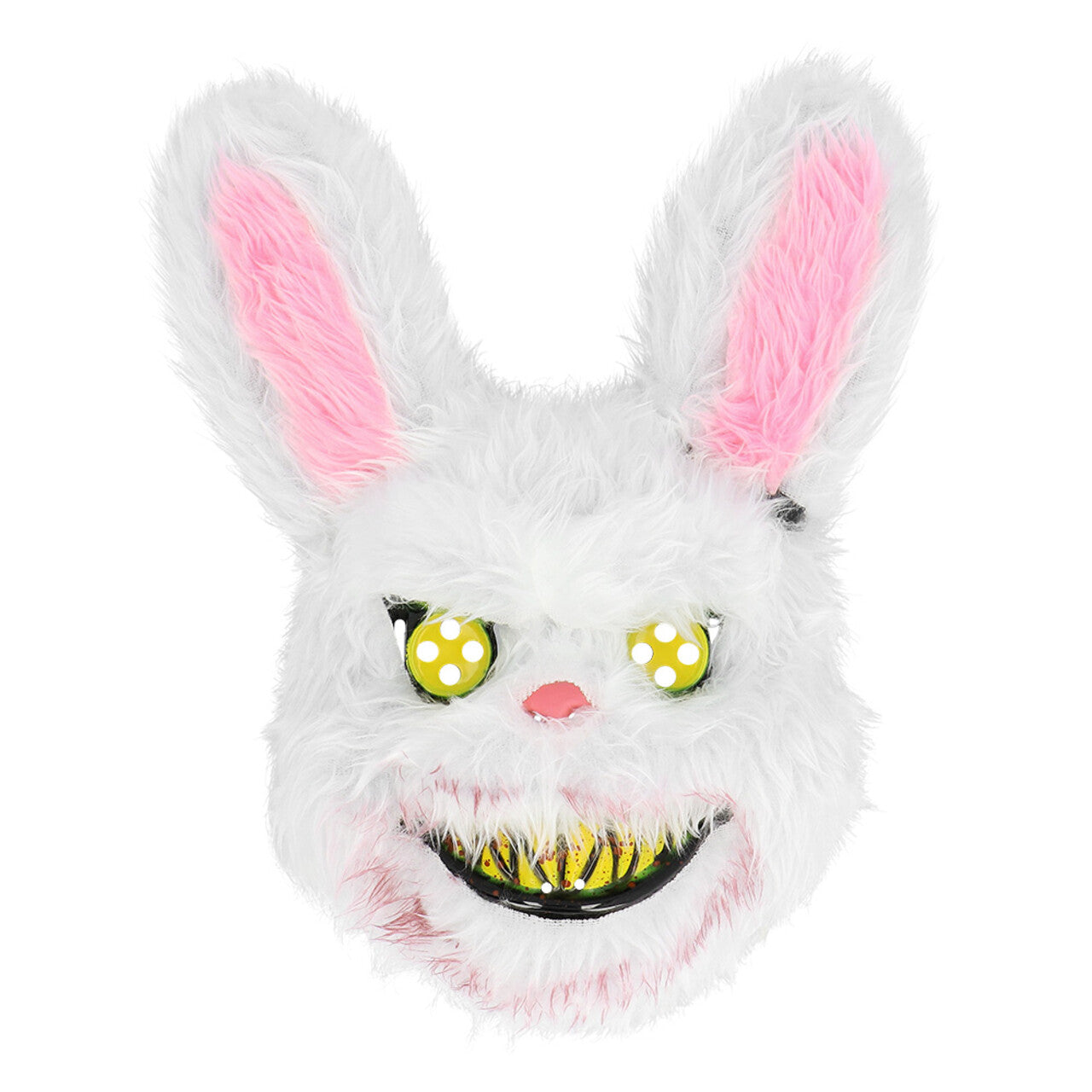 Op deze afbeelding zie je een Accessoires, van het merk Boland. Masker Scary White Rabbit