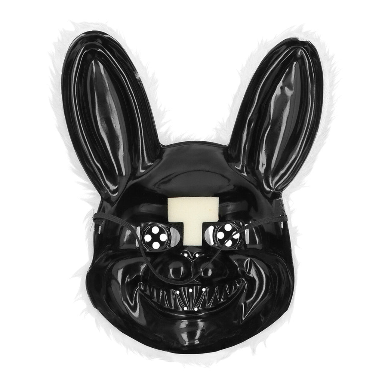 Op deze afbeelding zie je een Accessoires, van het merk Boland. Masker Scary White Rabbit