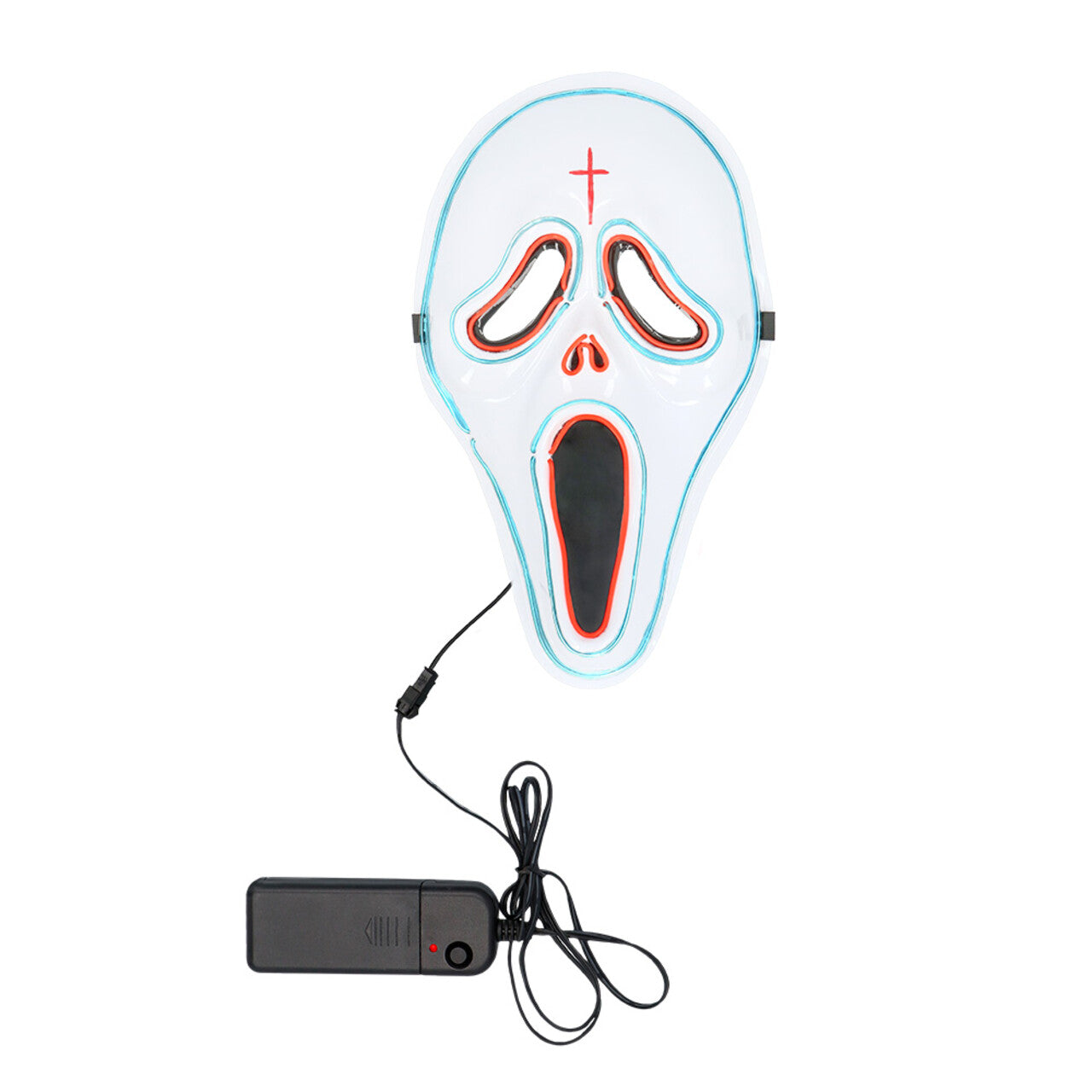 Op deze afbeelding zie je een Accessoires, van het merk Boland. Scream Led Masker Spook