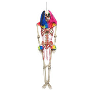Op deze afbeelding zie je een Decoratie, van het merk Boland. Hangdecoratie Te Lang In Het Circus Clown Skelet