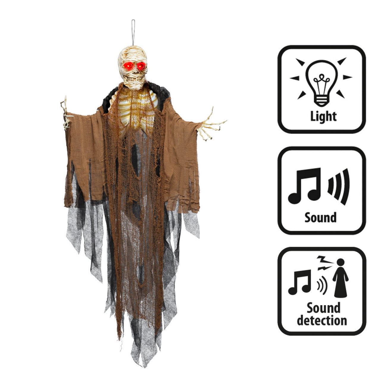 Op deze afbeelding zie je een Decoratie, van het merk Boland. Hangdecoratie Niet Zo Ingewikkelde Mummie