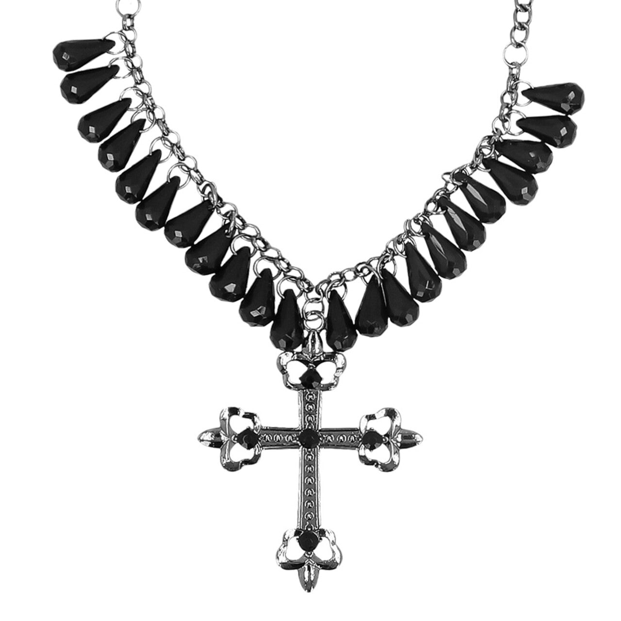 Op deze afbeelding zie je een Accessoires, van het merk Boland. Gothic Ketting Met Kruis