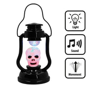 Op deze afbeelding zie je een Decoratie, van het merk Boland. Dodelijke Party Disco Skull Lantaarn