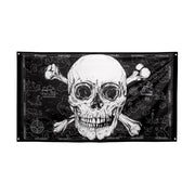Op deze afbeelding zie je een Decoratie, van het merk Boland. Grote Piratenvlag Met Skull