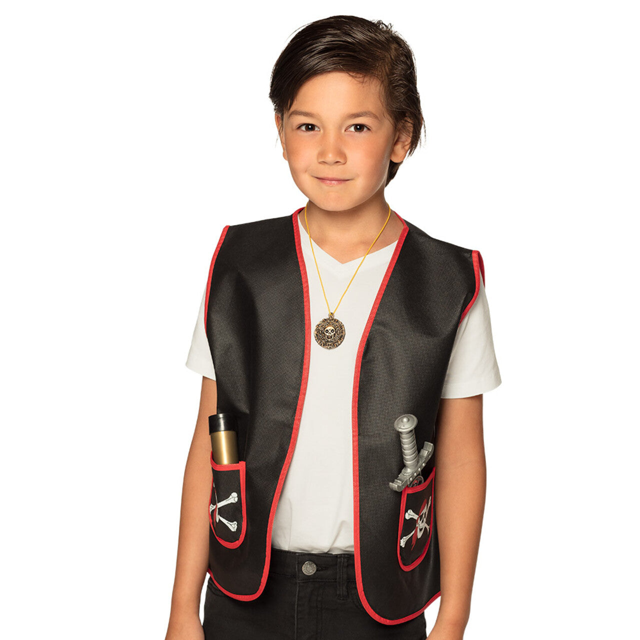 Op deze afbeelding zie je een Accessoires, van het merk Boland. Set Piraat Thomas Windvlaag