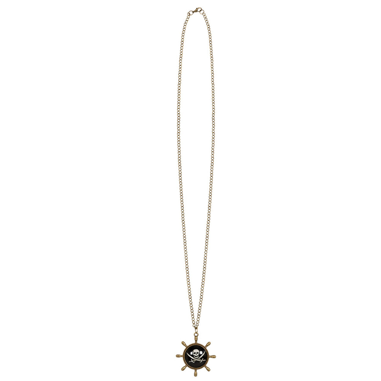 Op deze afbeelding zie je een Accessoires, van het merk Boland. Ketting Piraat Stuurwiel