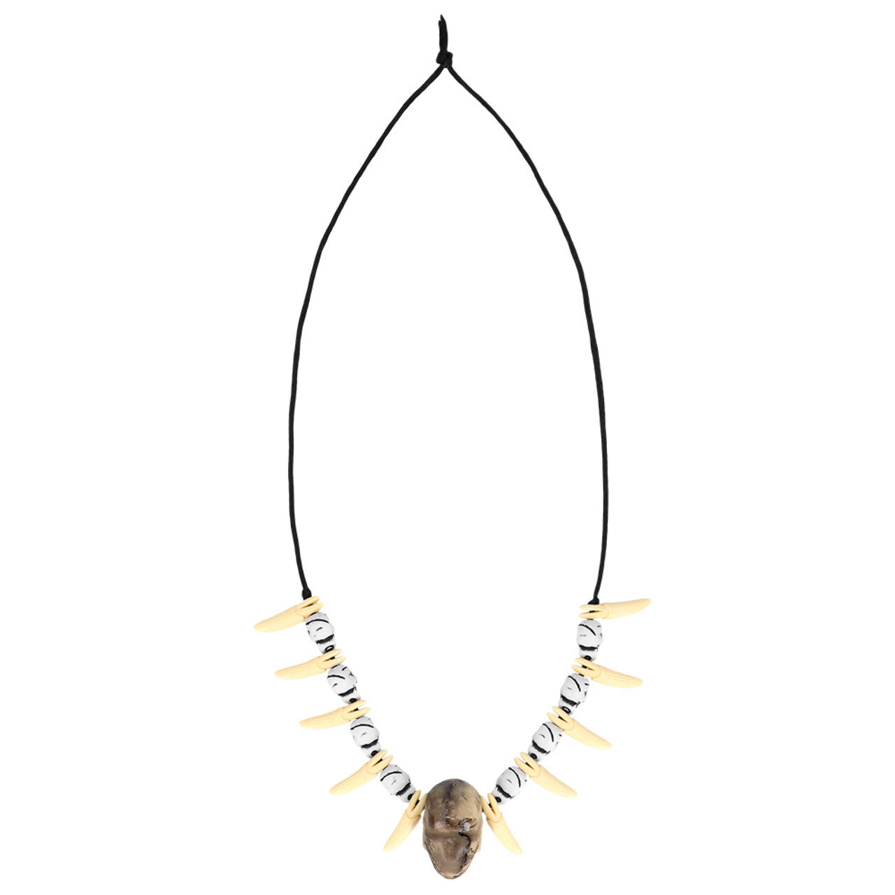 Op deze afbeelding zie je een Accessoires, van het merk Boland. Ketting Schedel Tand