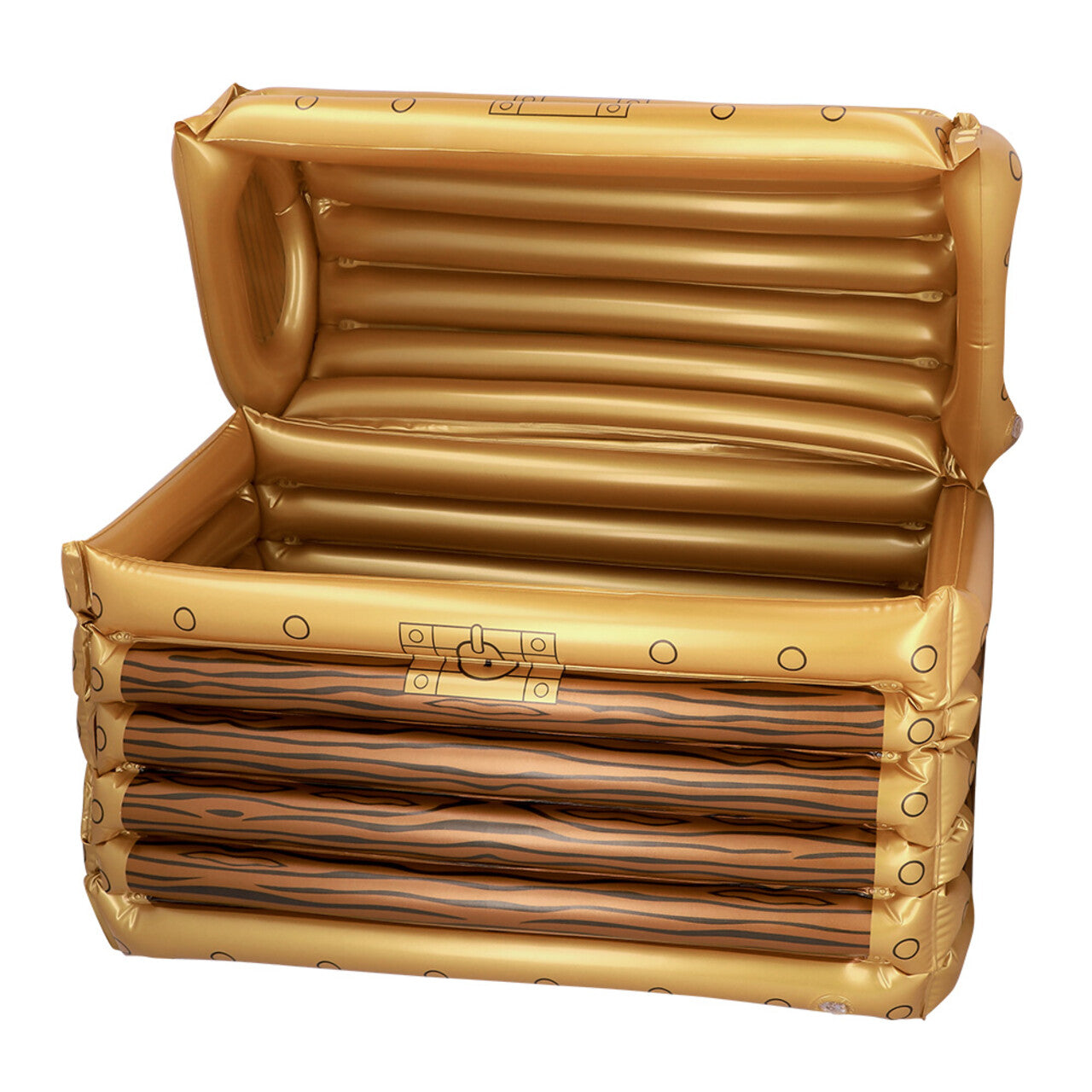 Op deze afbeelding zie je een Decoratie, van het merk Boland. Opblaasbare Koelbox Schatkist (60 Cm)
