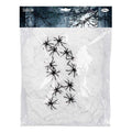 Toile Daraignée 250 G Blanc Avec 12 Araignées