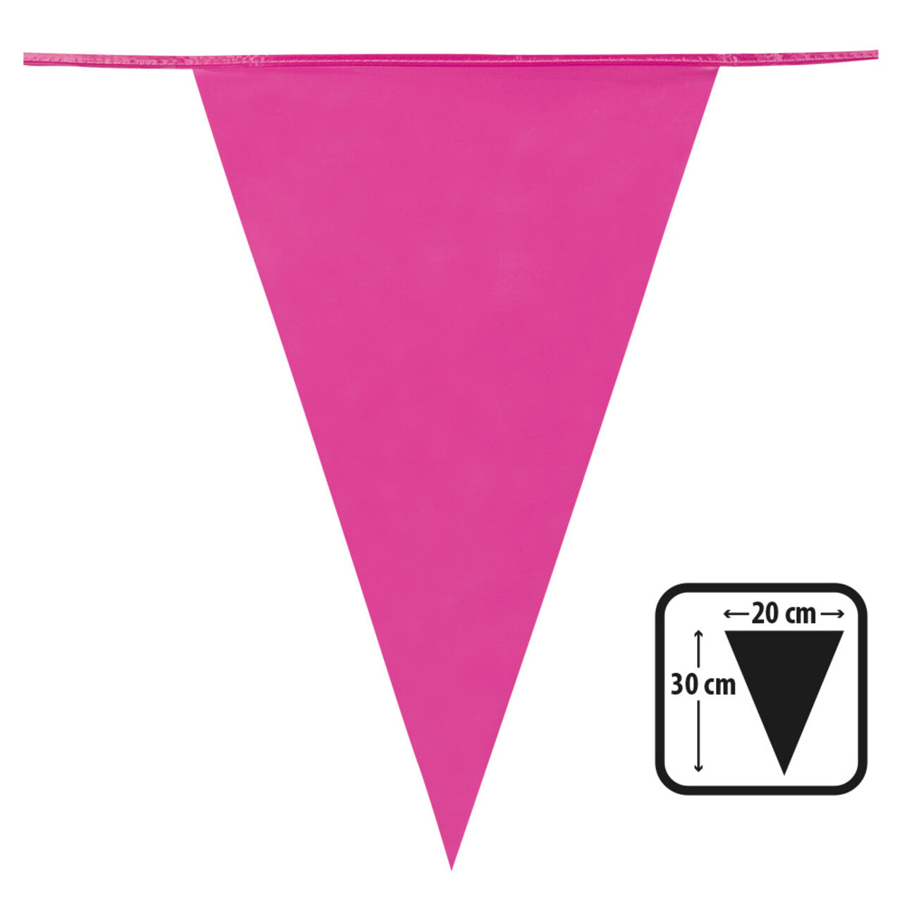 Op deze afbeelding zie je een Decoratie, van het merk Boland. Vlaggenlijn Knal Roze Feestje