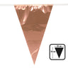 Metallic Wimpelkette Rosegold