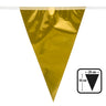 Metallic Wimpelkette Gold