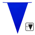 Vlaggenlijn Met Grote Vlaggen Donkerblauw