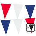 Vlaggenlijn Met Grote Vlaggen Rood / Wit / Blauw