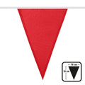 Polyester Wimpelkette Rot