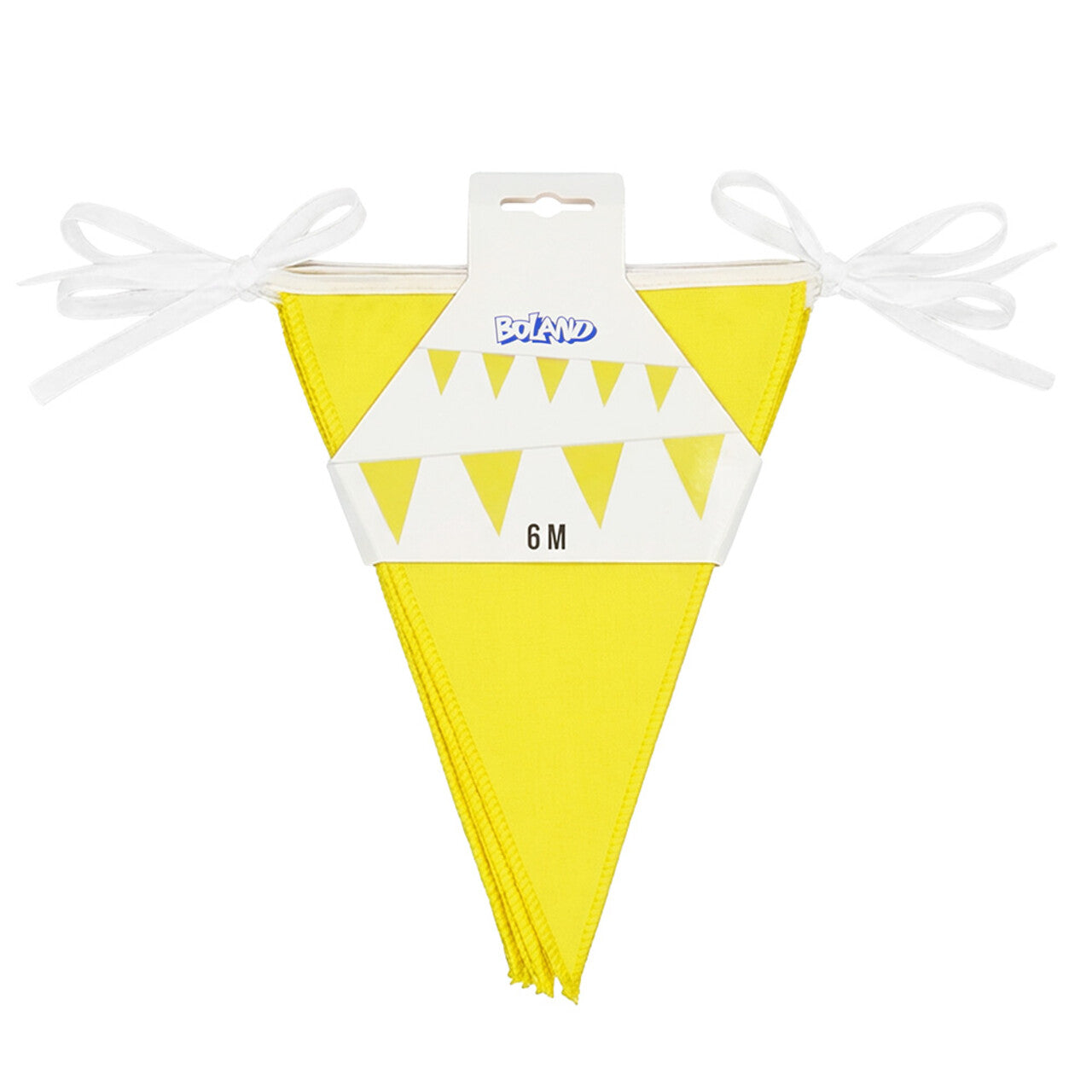 Op deze afbeelding zie je een Decoratie, van het merk Boland. Party Vlaggenlijn Geel