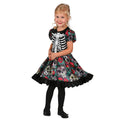 Skelet Carla Calavera Meisje Kostuum