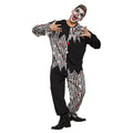 Enge Nachtcircus Clown Man Kostuum