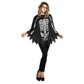 Kitty Skelet Poncho Vrouw Kostuum