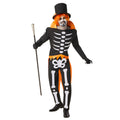 Groovy Scary Skeleton Unisex Kostuum