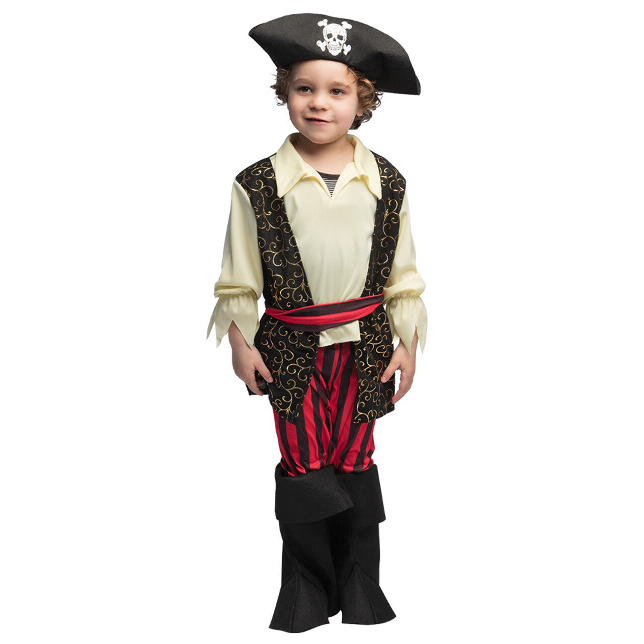 Op deze afbeelding zie je een Kostuums, van het merk Boland. Piraat Rocco Jongen Kostuum