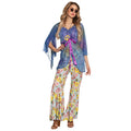 Hippe Hippie Flowervrouw Kostuum