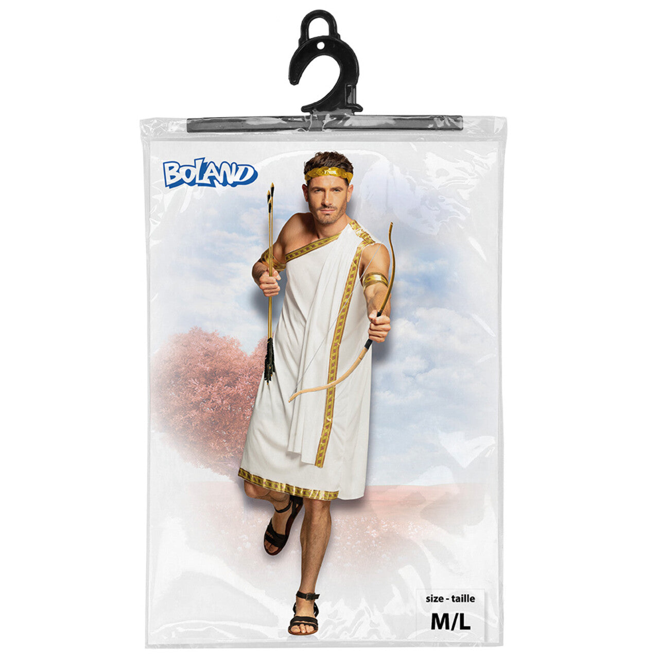 Op deze afbeelding zie je een Kostuums, van het merk Boland. Eros Amore Engel Man Kostuum