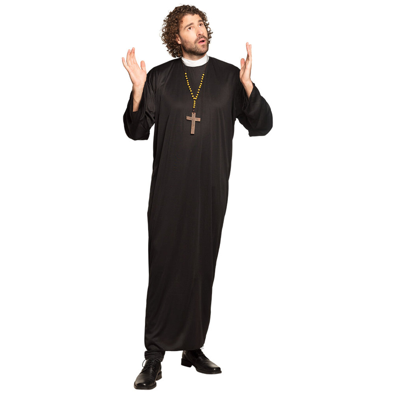 Op deze afbeelding zie je een Kostuums, van het merk Boland. Priester Pieter Kuis Man Kostuum
