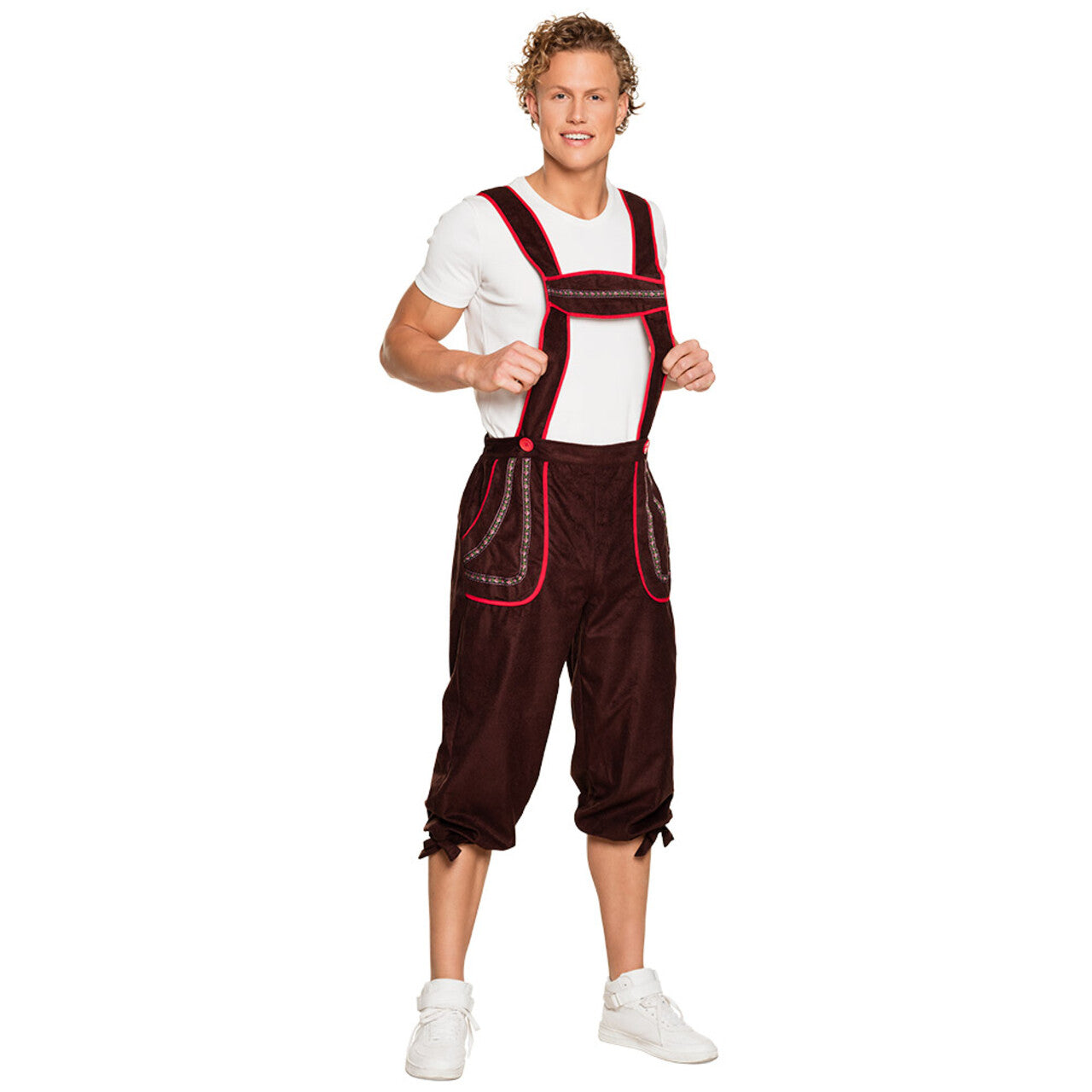Op deze afbeelding zie je een Kostuums, van het merk Boland. Klaus Winterliebe Lederhose Man