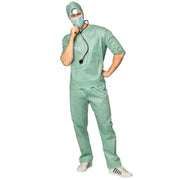 Op deze afbeelding zie je een Kostuums, van het merk Boland. Chirurg Dokter Operatie Wonder Man Kostuum