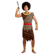 Op deze afbeelding zie je een Kostuums, van het merk Boland. Jungle Warrior Man Kostuum