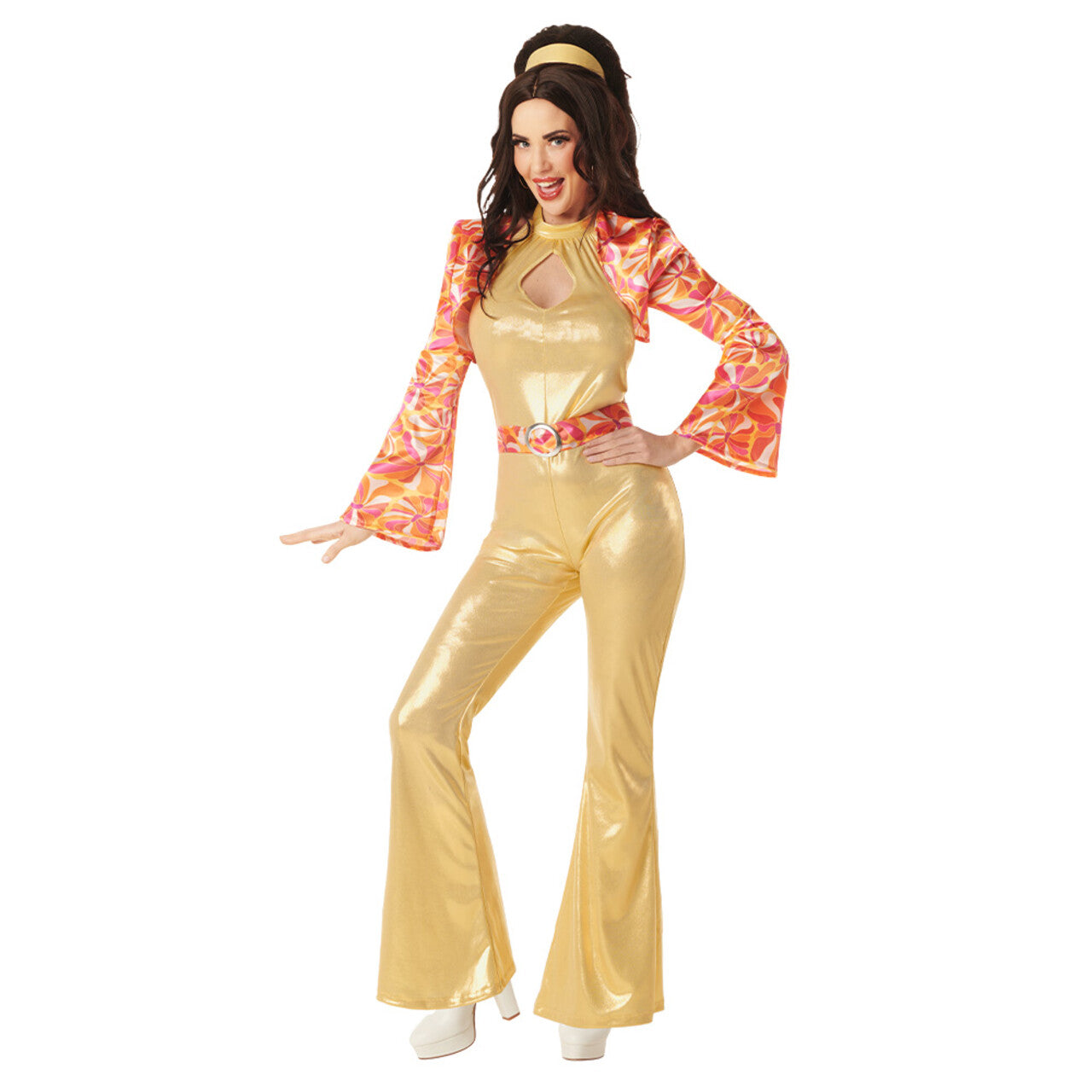 Op deze afbeelding zie je een Kostuums, van het merk Boland. Funky Doll Queen Vrouw Kostuum