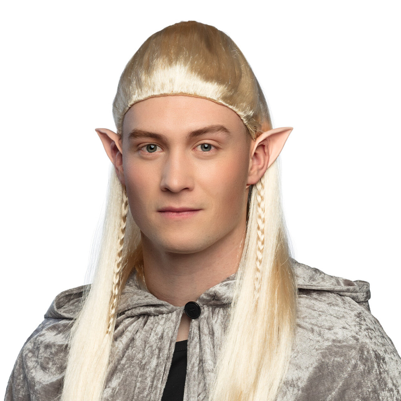 Op deze afbeelding zie je een Accessoires, van het merk Boland. Pruik Elf Lucolas Blond