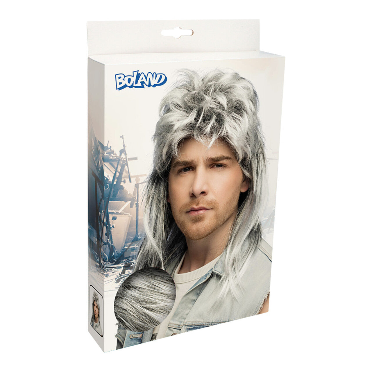 Op deze afbeelding zie je een Accessoires, van het merk Boland. Pruik Davey