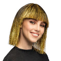 Pruik Crazy Disco Goud