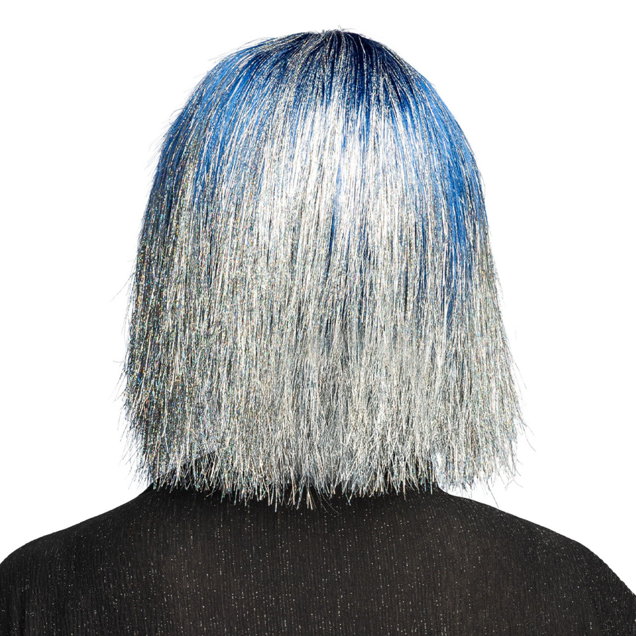 Op deze afbeelding zie je een Accessoires, van het merk Boland. Pruik Intergalactic Blauw / Zilver
