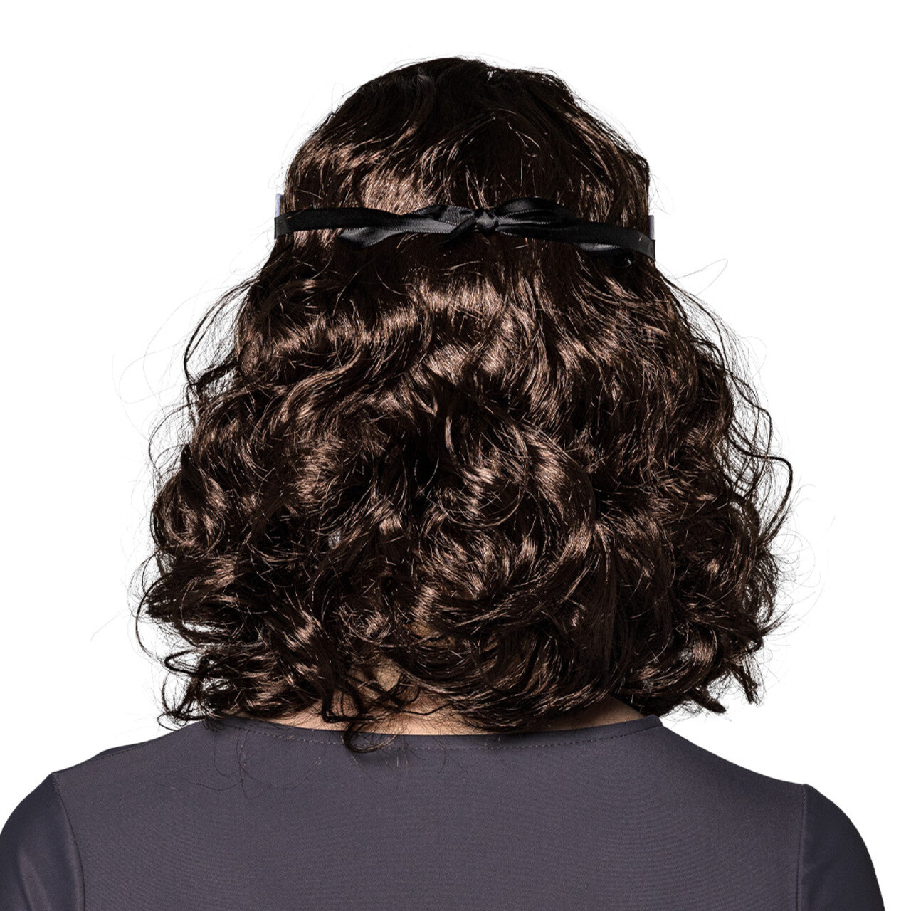 Op deze afbeelding zie je een Accessoires, van het merk Boland. Pruik Superheldin Met Hoofdband