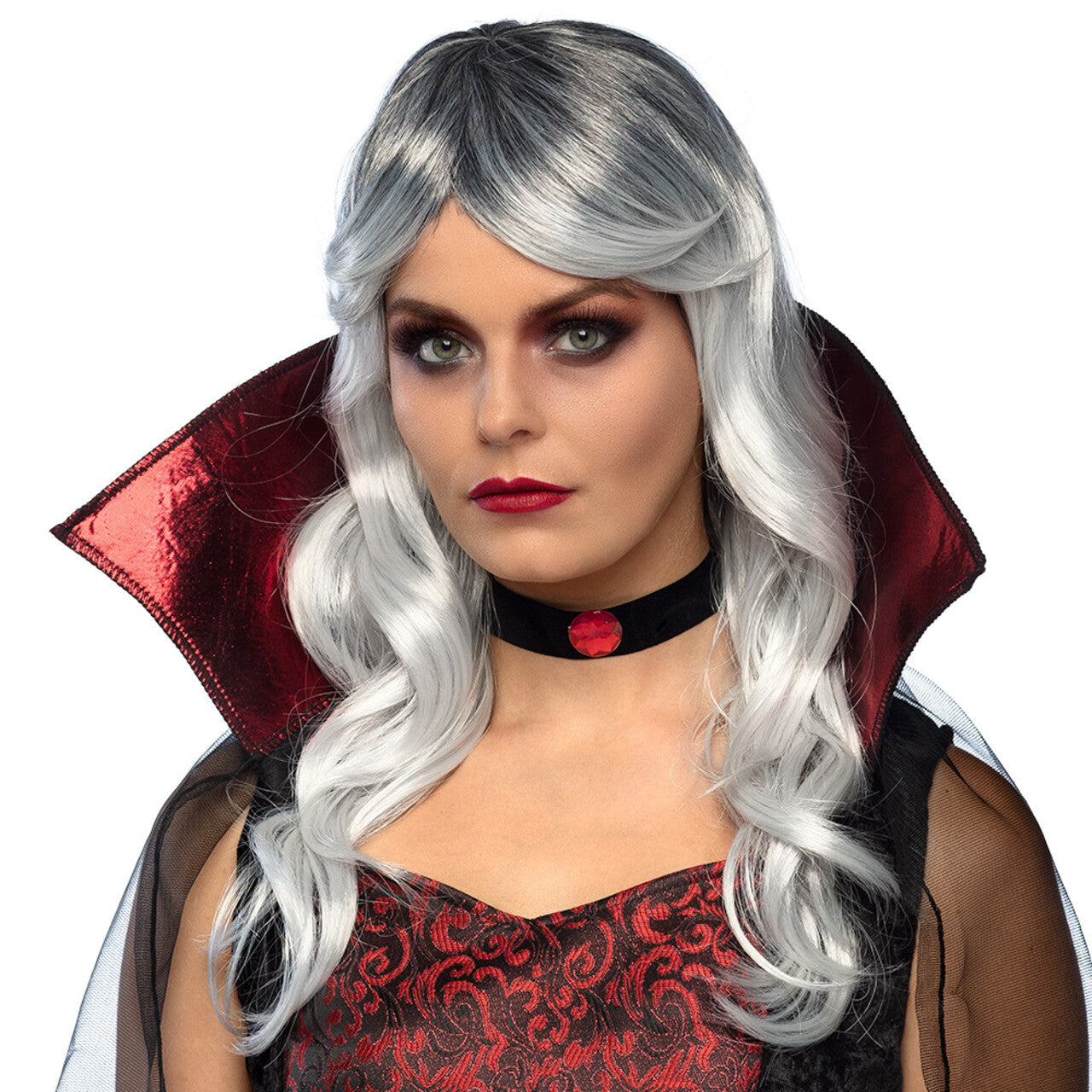 Op deze afbeelding zie je een Accessoires, van het merk Boland. Pruik Vampiressa