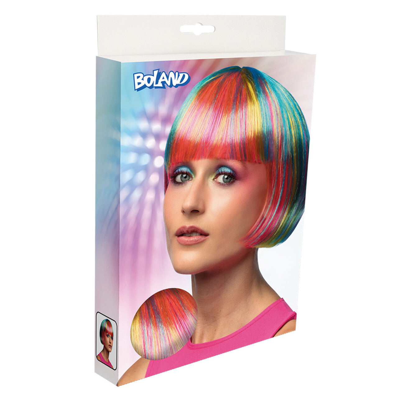 Op deze afbeelding zie je een Accessoires, van het merk Boland. Pruik Fantasy Pebbles