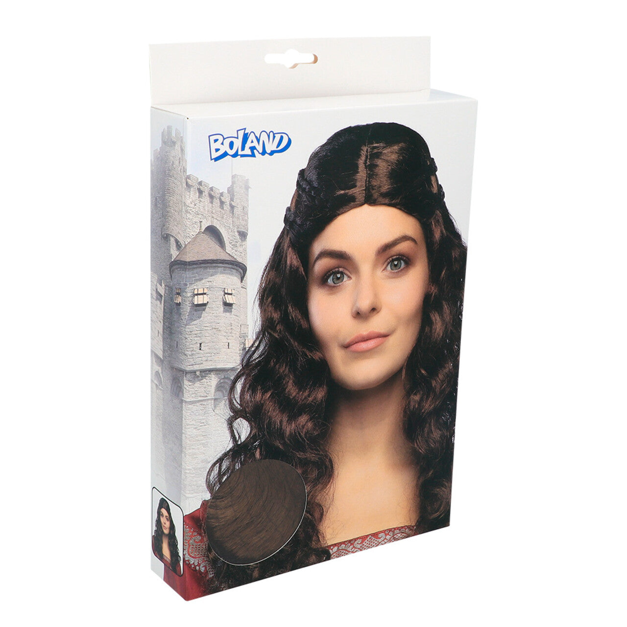 Op deze afbeelding zie je een Accessoires, van het merk Boland. Pruik Jonkvrouw Madeleine