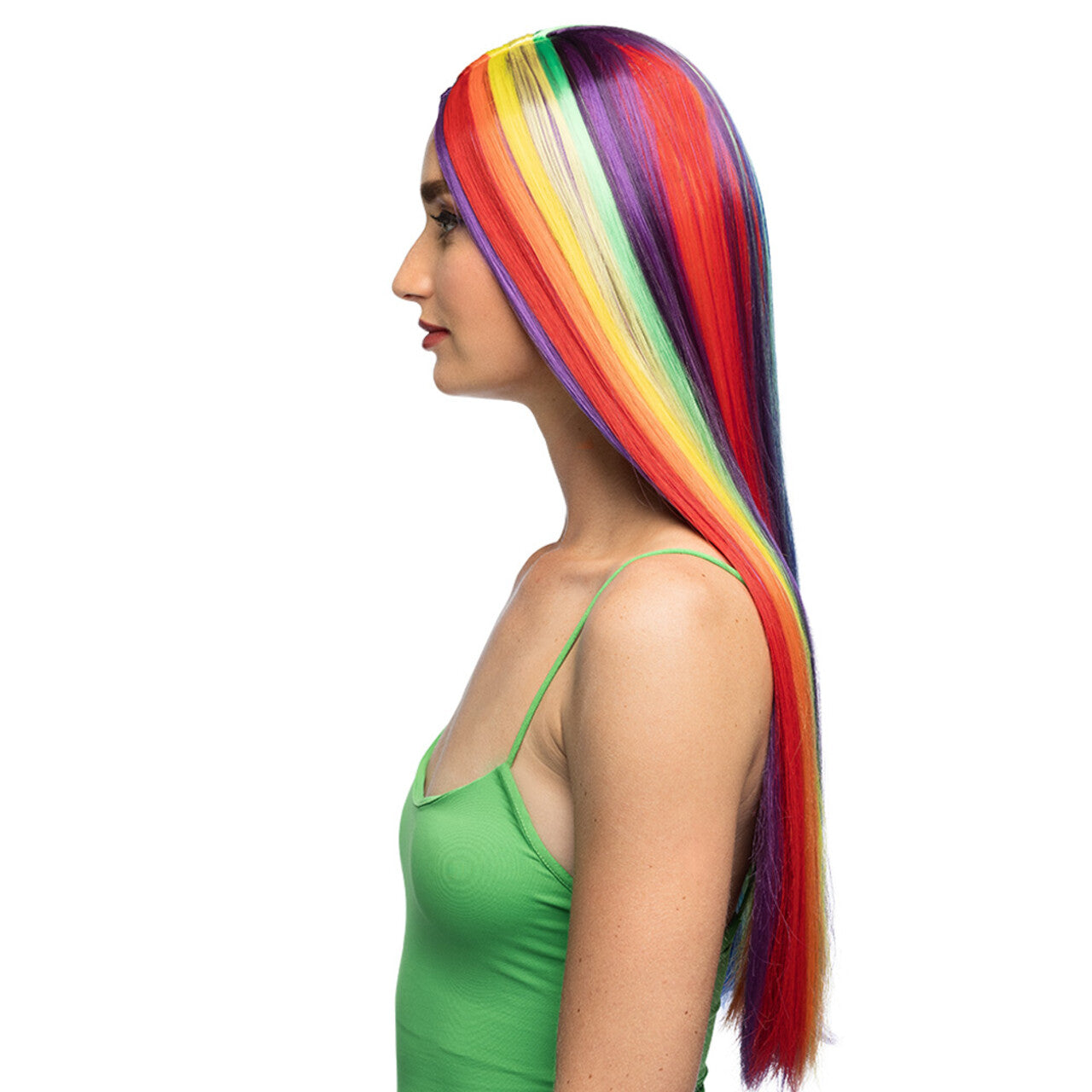 Op deze afbeelding zie je een Accessoires, van het merk Boland. Unity Party Pruik Lang