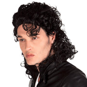 Op deze afbeelding zie je een Accessoires, van het merk Boland. Pruik Popstar King Of Pop