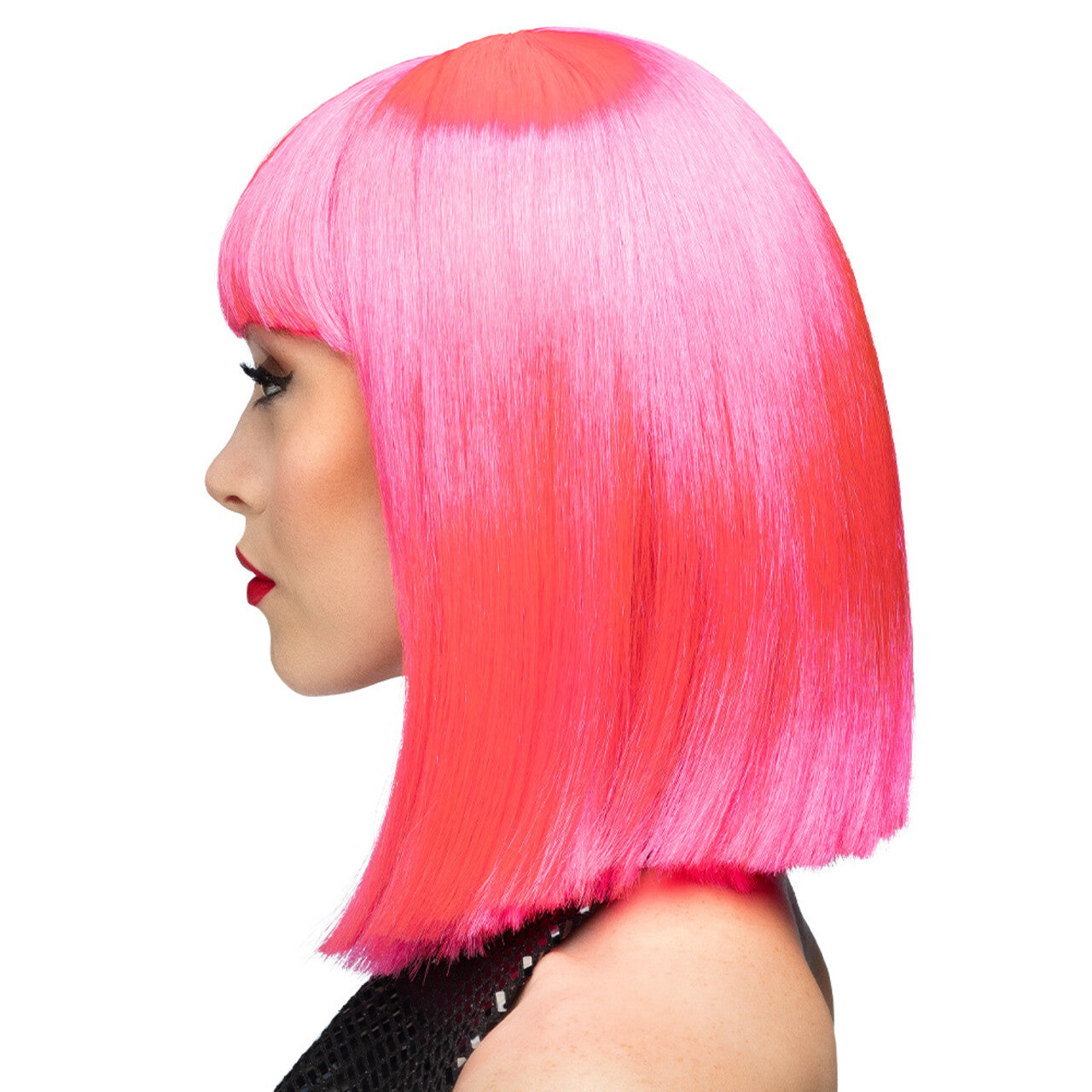 Op deze afbeelding zie je een Accessoires, van het merk Boland. Pruik Club Roze