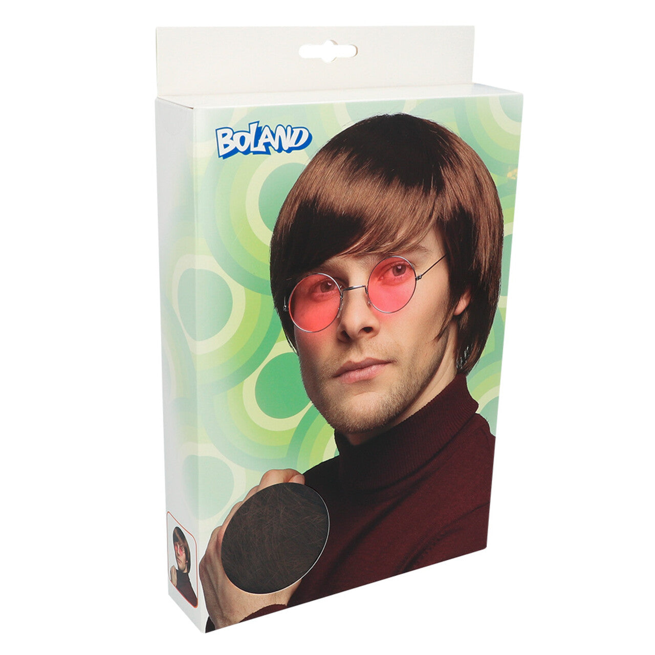 Op deze afbeelding zie je een Accessoires, van het merk Boland. Pruik John Lenman 70s